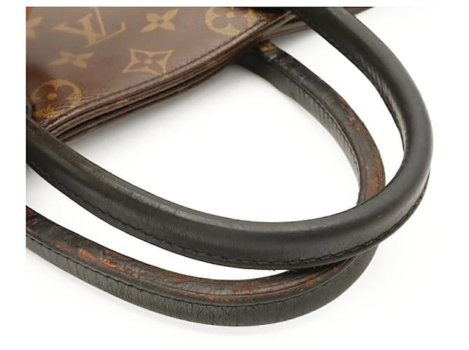 Valigetta Louis Vuitton Monogram Macassar Marrone - vista 4