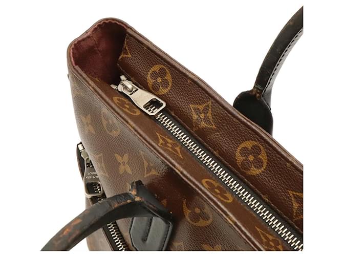 Valigetta Louis Vuitton Monogram Macassar Marrone - vista 5