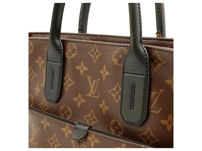 Valigetta Louis Vuitton Monogram Macassar Marrone - vista 7