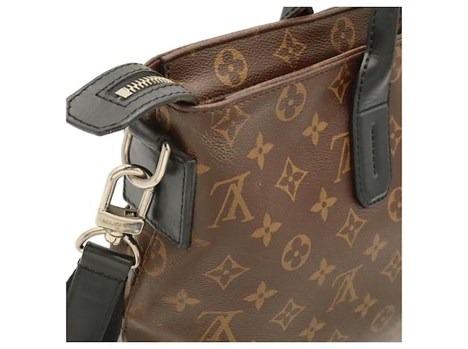 Valigetta Louis Vuitton Monogram Macassar Marrone - vista 8