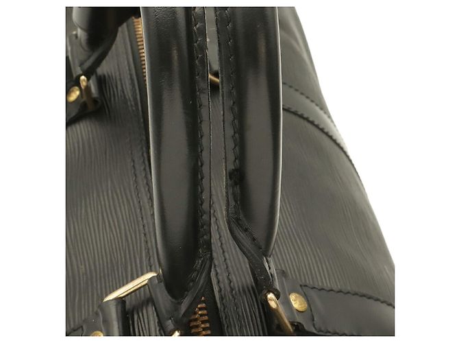 Keepall Borsa Boston Louis Vuitton Epi Nero - vista 7
