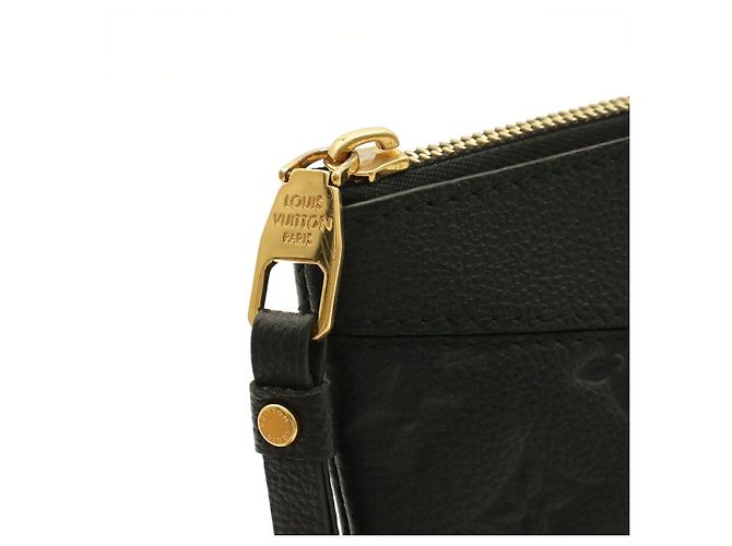 Clutch in pelle Louis Vuitton Monogram Empreinte Nero - vista 4