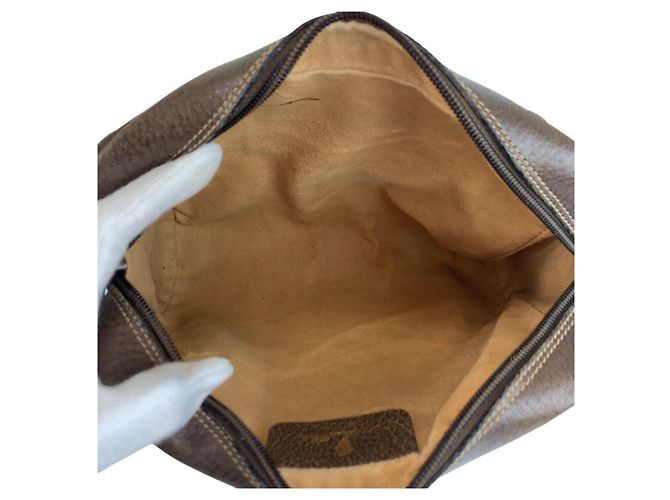Borsa a tracolla Gucci GG Supreme Canvas Marrone Beige - vista 8