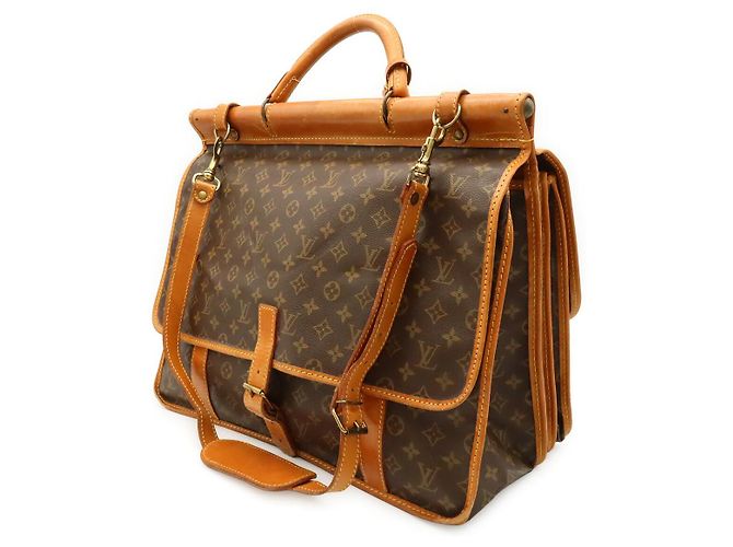Louis Vuitton Sac Kleber Monogram borsa da viaggio Marrone - vista 2