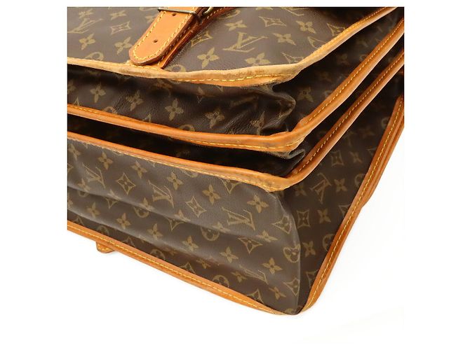 Louis Vuitton Sac Kleber Monogram borsa da viaggio Marrone - vista 3