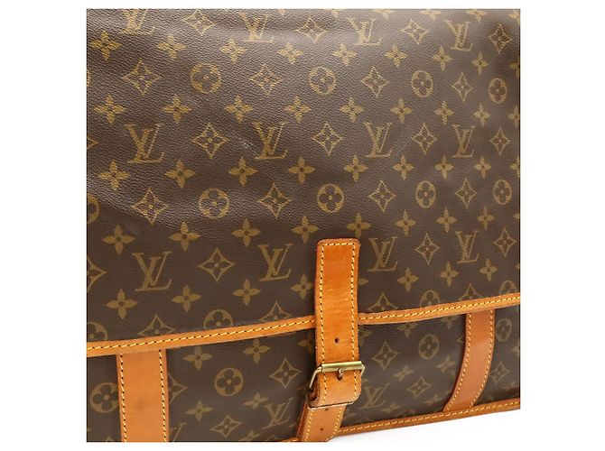 Louis Vuitton Sac Kleber Monogram borsa da viaggio Marrone - vista 7