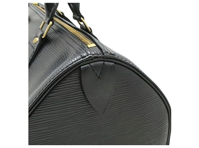 Speedy Borsa Boston Epi Louis Vuitton Nero - vista 9