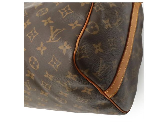 Borsa Louis Vuitton Speedy Bandouliere Monogram Marrone - vista 3