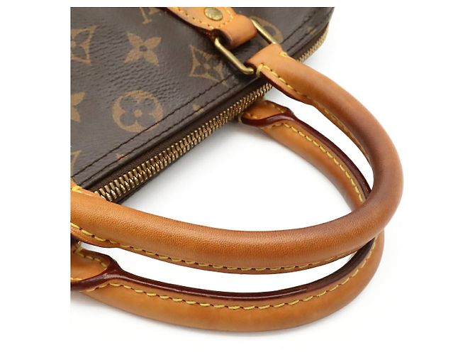 Borsa Louis Vuitton Speedy Bandouliere Monogram Marrone - vista 4