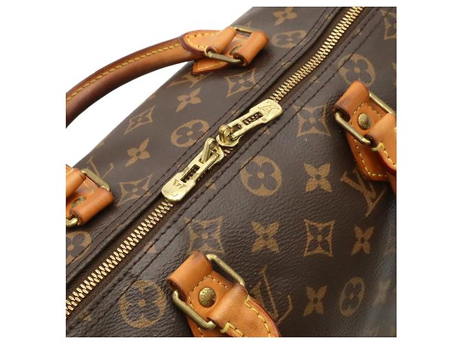 Borsa Louis Vuitton Speedy Bandouliere Monogram Marrone - vista 5