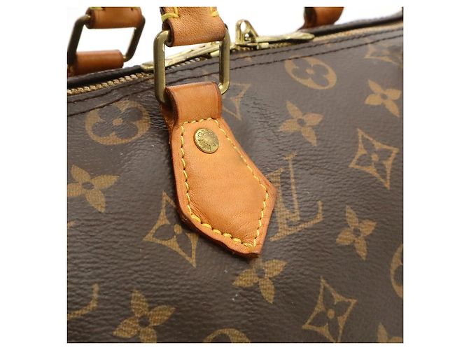 Borsa Louis Vuitton Speedy Bandouliere Monogram Marrone - vista 8