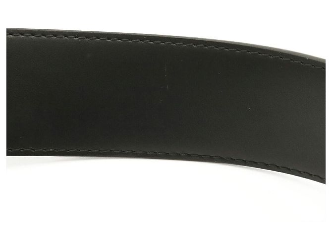 Cintura in pelle Monogram Eclipse Reverse Louis Vuitton Nero - vista 7