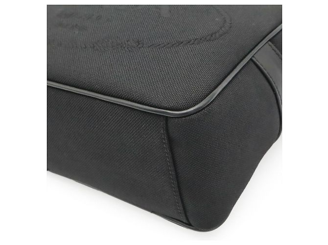 Borsa a tracolla in tela jacquard con logo Prada e pelle Nero - vista 3