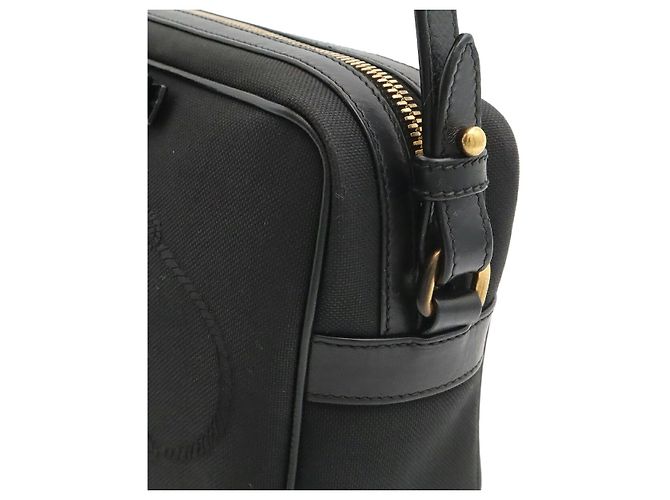 Borsa a tracolla in tela jacquard con logo Prada e pelle Nero - vista 4