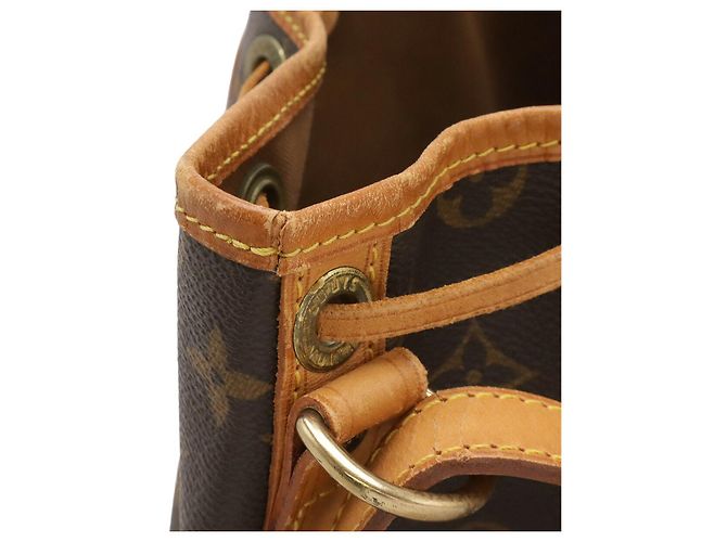 Borsa a tracolla Louis Vuitton Noe Monogram Marrone - vista 4