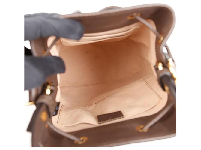 Gucci Borsa a secchiello Ophidia Small Shoulder Bag Marrone - vista 6