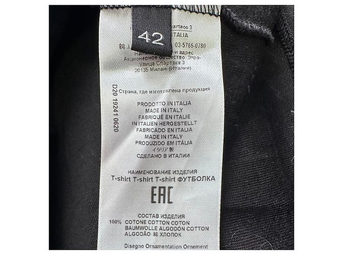 Camiseta de cuello redondo Etro con estampado geométrico en algodón negro - vista 5