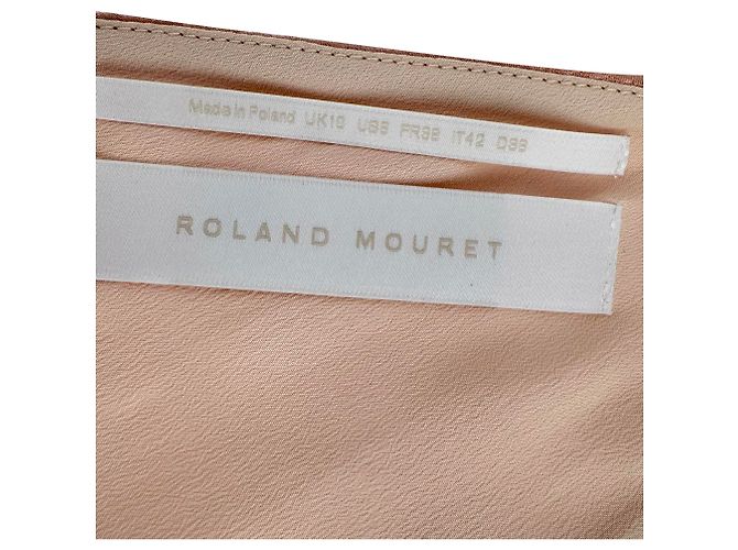 Roland Mouret Camicetta a una spallina Rouland Mouret in seta pesca - vista 5