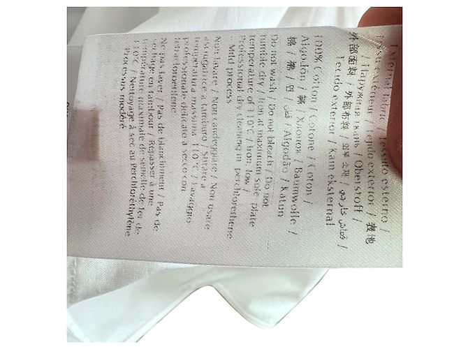 Valentino Garavani Camisa de botones Red Valentino con detalles de lazo en algodón blanco Crudo - vista 7