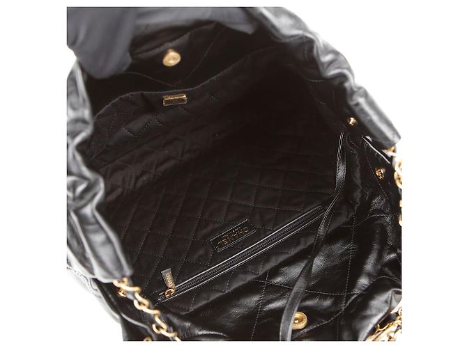 Chanel Borsa a spalla Medium Nera in vitello Nero - vista 10