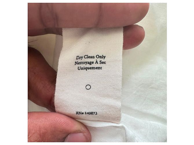 Vestido mini de encaje con volantes LoveShackFancy en algodón blanco Crudo - vista 6
