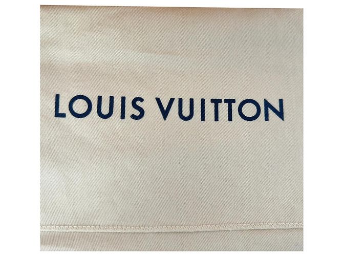 Clutch Louis Vuitton Monogram Pochette Volga in pelle bianca Bianco - vista 16
