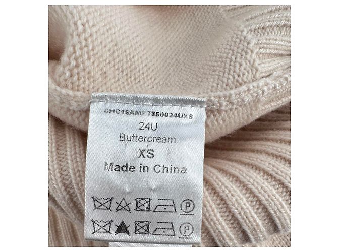Suéter de punto Chloé en lana melocotón - vista 5