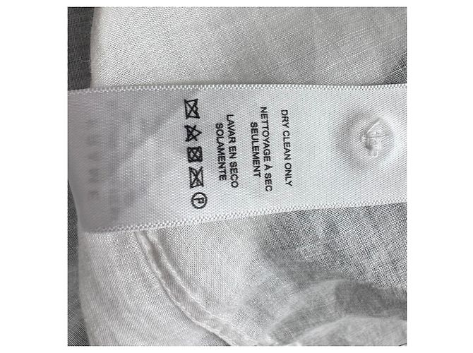 Frame Denim Camicetta con maniche a sbuffo FRAME in ramie avorio Bianco Crudo - vista 6