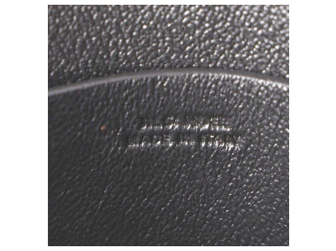 Bolsa transversal com aba Jil Sander em couro laranja Coral - vista 7