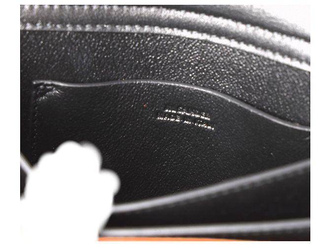 Bolsa transversal com aba Jil Sander em couro laranja Coral - vista 8