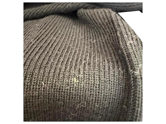 Alexander McQueen T V-Ausschnitt Pullover aus schwarzer Wolle - Ansicht 7