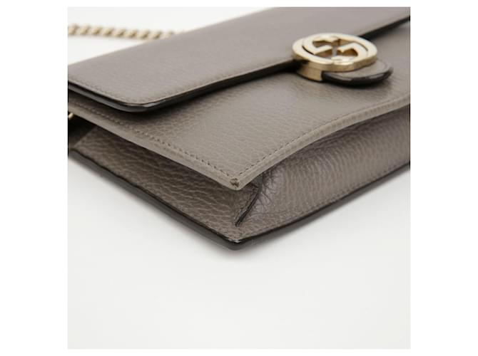 Gucci Interlocking Mini Wallet Chain Bag Grau - Ansicht 7