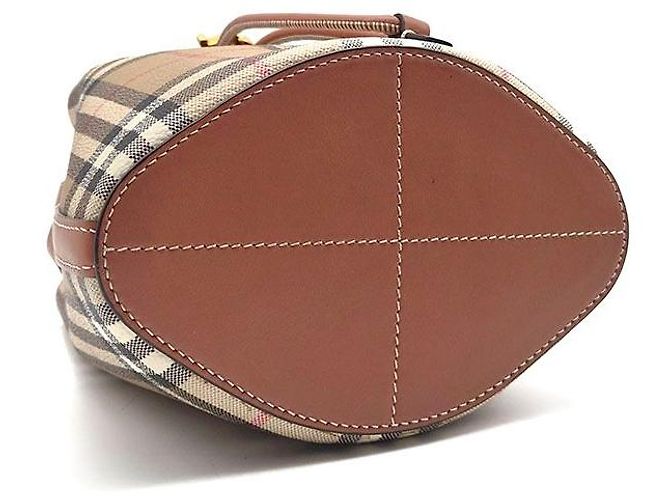Burberry Mini borsa a sacchetto con coulisse TB Multicolore - vista 7