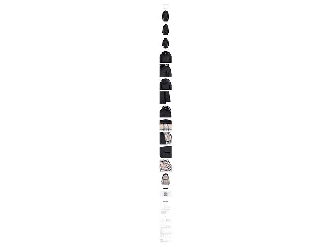 Burberry Rowan Steppmantel Schwarz - Ansicht 11