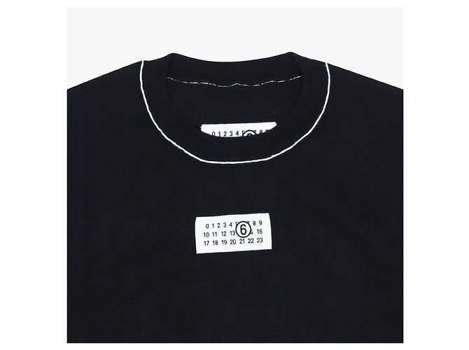 Maison Martin Margiela Strickware für Kinder Schwarz - Ansicht 4