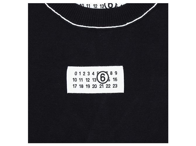 Maison Martin Margiela Strickware für Kinder Schwarz - Ansicht 5