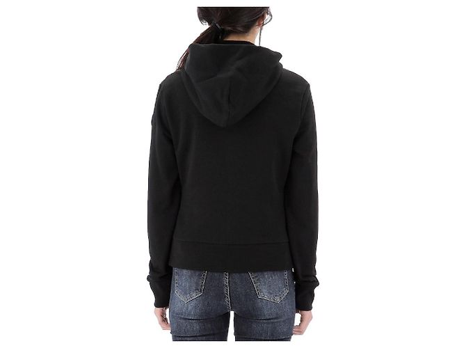 Moncler Down Mix Zip-Up Jacke Schwarz - Ansicht 4