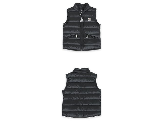Leichte gesteppte Weste Moncler Kids Gui GUI (Schwarz) - Ansicht 2