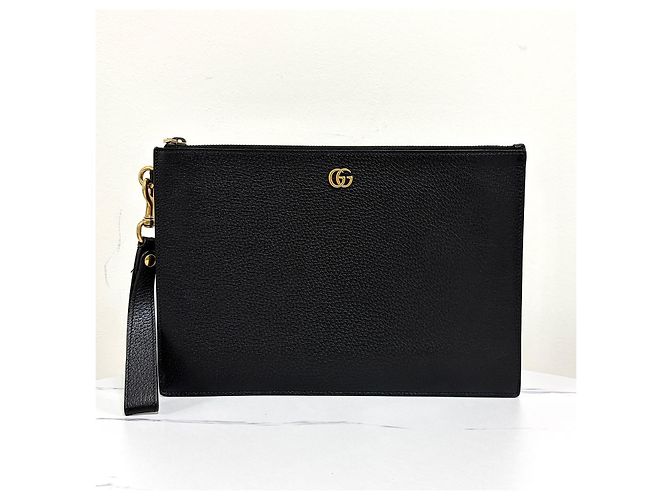 Gucci Clutch in pelle nera Nero - vista 11