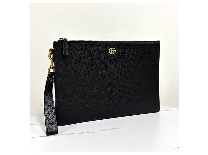 Gucci Clutch in pelle nera Nero - vista 12
