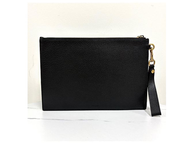 Gucci Clutch in pelle nera Nero - vista 13