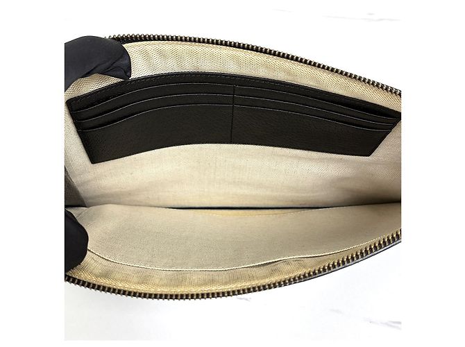Gucci Clutch in pelle nera Nero - vista 20