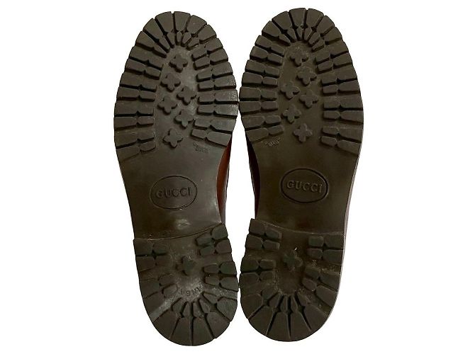 Gucci Lederstiefel Braun - Ansicht 6
