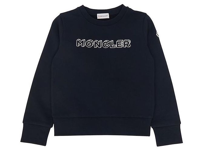 Felpa in pile per bambini Moncler Nero - vista 2