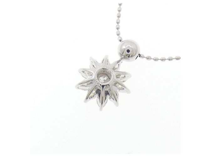 Autre Marque Collana in Diamanti Pt900 K18WG Argento - vista 4