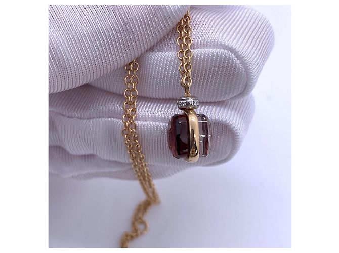 Collana Pomellato Nudo Petit Granato Oro 18K e Diamanti D'oro - vista 3