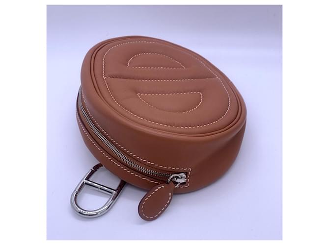 Chanel Borsa a tracolla Hermes In Loop oro e marrone - vista 4