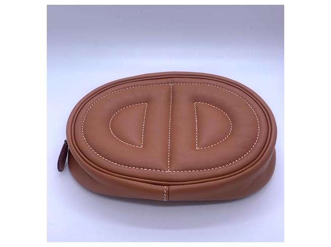 Chanel Borsa a tracolla Hermes In Loop oro e marrone - vista 8