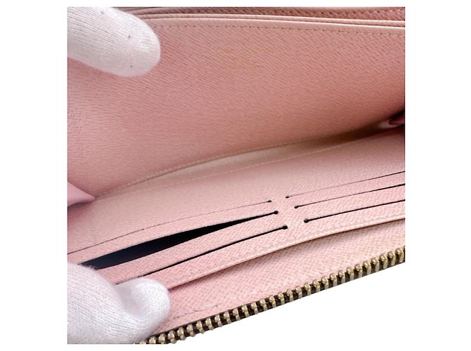 Louis Vuitton Monogram Zippy Wallet Braun Pink Monogramm - Ansicht 14