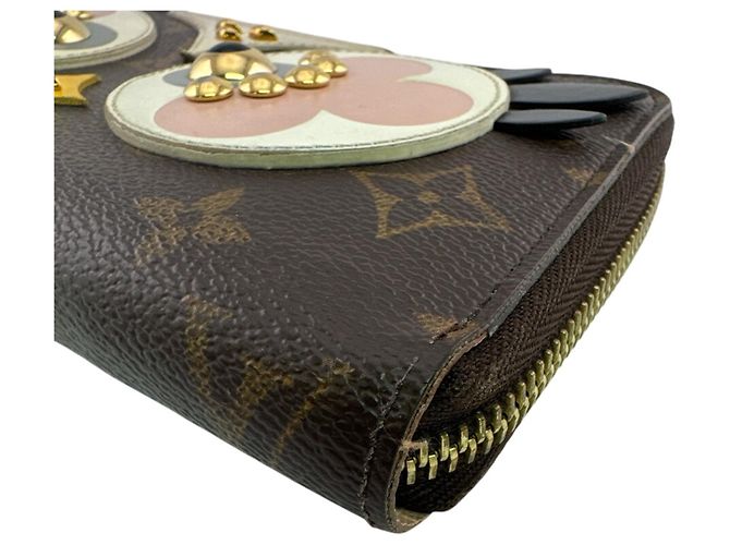 Louis Vuitton Monogram Zippy Wallet Braun Pink Monogramm - Ansicht 4